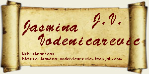 Jasmina Vodeničarević vizit kartica